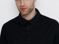 Рубашка из поплина, Черный