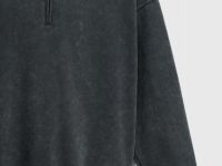 Худи c эффектом стирки, Серый