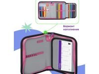 Пенал 1 отделение, 200*140*40 Berlingo "Snail", дополнительная откидная секция, полиэстер