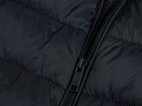 Утеплённая лёгкая куртка с воротником-стойкой, Черный