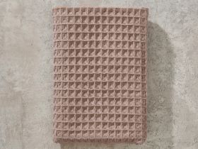 Полотенце вафельное Лорг/Lorgo, коричневое