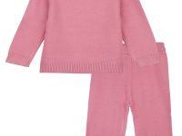 Комплект детский трикотажный для девочек: джемпер, брюки
