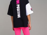 Фуфайка трикотажная для девочек (футболка)