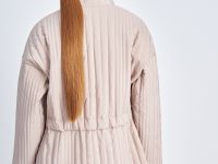 Утепленная куртка с воротником-стойкой