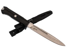 Тактический нож Mr.Blade Leshiy stonewash, сталь AUS-8, рукоять Black Elastron