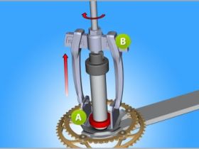 Усиленный набор инструментов Unior 1626A для снятия шатунов и установки кареток Campagnolo (комплект)