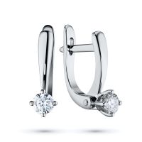 Серьги из белого золота с бриллиантами э0901сг02163900