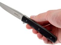 Нож складной Urban Trapper G10 - Boker Plus 01BO732, сталь VG-10 Satin, рукоять титан/стеклотекстолит G10