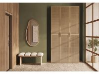 Распашной шкаф Флавир 3-120x250 Ротанг