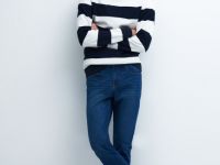 Узкие джинсы, Синий