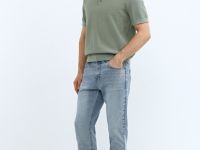 Зауженные джинсы Slim, Голубой