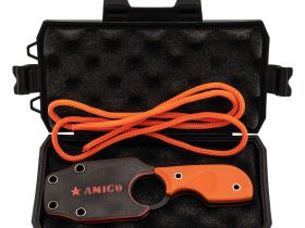 Шейный нож Amigo Z AUS-8 BT, Kizlyar Supreme