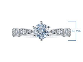 Кольцо из белого золота э4712кц11161100_white