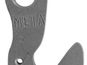 Держатель заднего переключателя "петух" Meta №218 фрезерованный (серебристый)