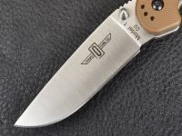 Нож складной Ontario RAT-1, сталь D2, Satin, рукоять термопластик GRN, brown