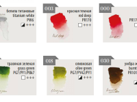 Набор акварели Малевичъ "Veroneze" рождество, 6 цв*2,5 мл