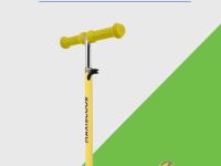 Самокат  Maxiscoo Next+ (с лыжами), цвет Желтый