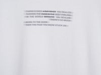 Футболка с текстовым принтом, Белый