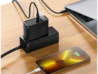 Сетевое зарядное устройство Baseus GaN5 Pro Fast Charger 100W USB/Type-C+ кабель Type-C/Type-C (CCGP090201) (черный)