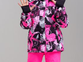 Комплект текстильный с полиуретановым покрытием для девочек: куртка, брюки