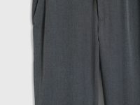 Широкие брюки с шерстью, Серый