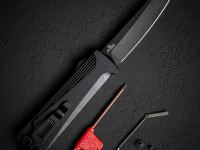 Автоматический нож Daggerr Koschei Tanto Black (Кощей), сталь D2