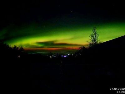 Фотофакт: предновогоднее северное сияние в Верхнеколымске