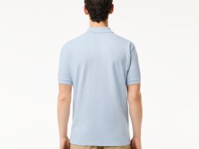 Мужское поло L.12.12 из меланжевой ткани