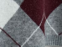 Свитер с ромбами, Серый