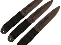 Набор Спортивных ножей "Тайга", комплект 3 шт, сталь 65Г