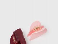 Заколка-краб в форме сердца для волос, 2 шт., Мультицвет