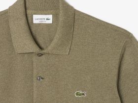 Мужское поло L.12.12 из меланжевой ткани