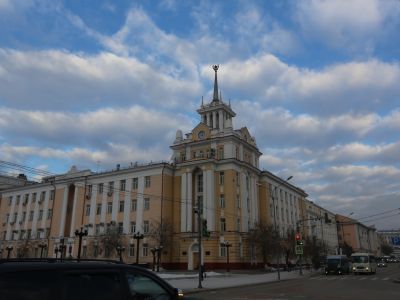 Здание комбината "Забайкаллес" и Бурятского комитета радиовещания