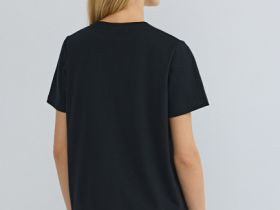 Футболка с ожерельем, Черный