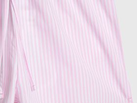 Шорты пижамные из поплина в полоску для девочек, Белый