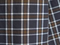 Рубашка из хлопка в клетку, Серый