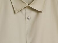 Рубашка с коротким рукавом, Бежевый