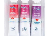 Набор акварели "Белые Ночи" Палитра хинакридонов 3 тубы x10 мл, пластиковый коррекс