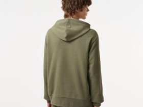 Мужская толстовка - худи Lacoste классического кроя из органического хлопка