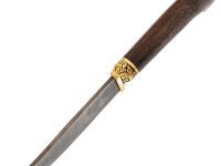 Пчак Узбекский малый, сталь дамаск, рукоять венге