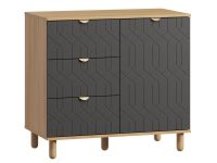 Тумба Теджонс 93x85 Деко Графитовый