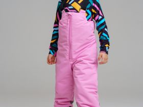 Комплект текстильный с полиуретановым покрытием для девочек: куртка, полукомбинезон