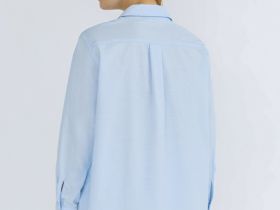Рубашка из хлопка, Голубой