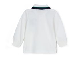Поло с длинным рукавом для маленького мальчика
