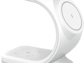 Беспроводное зарядное устройство VLP Powerstand Qi 3-в-1 15 Вт Белое