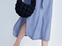 Платье из льна с коротким рукавом и поясом