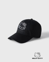Чёрная бейсболка со стразами Hello Kitty Глория Джинс