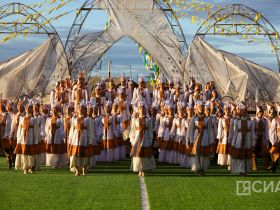 Игры начались. Зажжён огонь XXII Спартакиады по национальным видам спорта