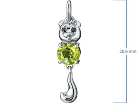 Подвеска из серебра с и фианитами э0611пд02260354