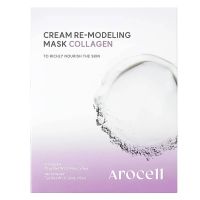 Альгинатная маска с коллагеном и ПДРН Arocell Cream Remodeling Mask Collagen 5 шт.